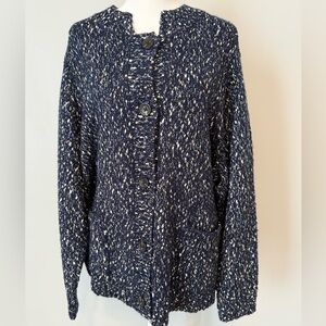 J. Jill Mixed Tweed Cardigan (NWT) - Size 2X
